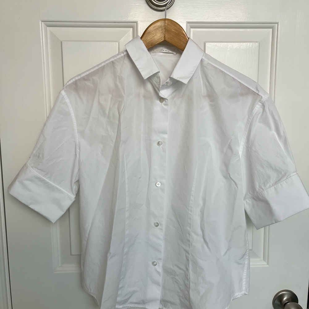 The Row Crisp White Button Down Shirt